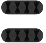 MicroConnect 4slotový káblový organizér 2 kusy čierna (CABLEMANA-16)