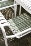 HAY Sedák Terrazza Olive bold stripe 40 × 40 cm
