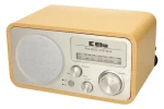 MEWA Rádio svetlé drevo / Prenosné rádio / Drevený design