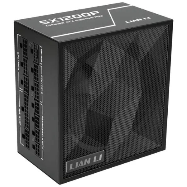 Lian Li SX Series 80 PLUS Platinum čierna / ATX 3.1 / 1200W / 80PLUS Platinum / Aktívny PFC / modulárny (G9P.SX1200P.B000.EU)