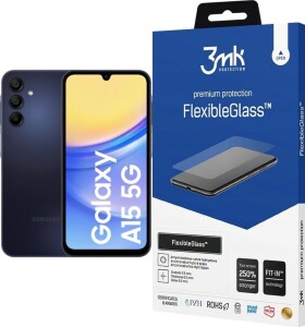Samsung Galaxy A15 5G 4/128GB Czarny (SM-A156BZKDEUE) + FlexibleGlass