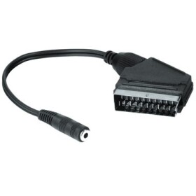 Hama audio redukcia SCART samec - jack 3.5mm samica (122244-H)