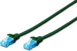 Digitus DK-1512-0025/G zelená / Patch kábel / CAT 5e / UTP / RJ45 - RJ45 / 0,25 m (DK-1512-0025/G)