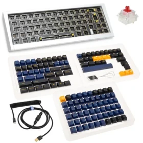 Ducky Outlaw 65 Barebone / RGB / ANSI Layout / 1100g / strieborná (PKOU2367AST-ANSI02)