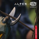 Elektrické nožnice ALPEN Wildhorn 32 komplet s powerpackom a 3 batériami