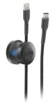 SBS čierna / Kábel USB-C - Lightning / MFI / 18 W / 2 m / magnetický držiak