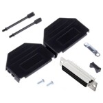 MH Connectors MHDPPK25HD44FS-K sada D-SUB zásuvková lišta 180 ° Pólov: 25 spájkovaný 1 ks; MHDPPK25HD44FS-K