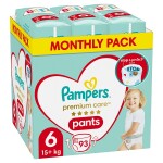 Pampers Premium Pants 15-25kg (93ks) / Plienkové nohavičky / Veľkosť 6 (15-25kg) (DIOPMPPIE0173)