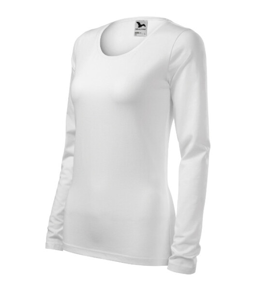 Štíhla košeľa pre ženy biela 3XL
