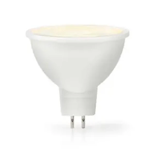 Nedis LED žiarovka GU5.3 / Spot / 5.8 W / 450 lm / 2700 K / Teplá biela / Jasné / Počet žiaroviek v balení: 1 ks (LBGU53MR162)