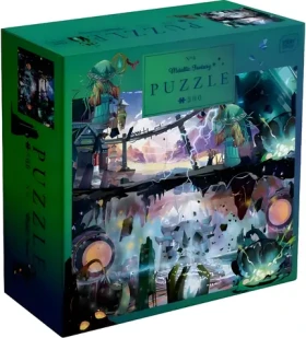 INTERDRUK Puzzle Mettalic Fantasy: Tajomné mesto