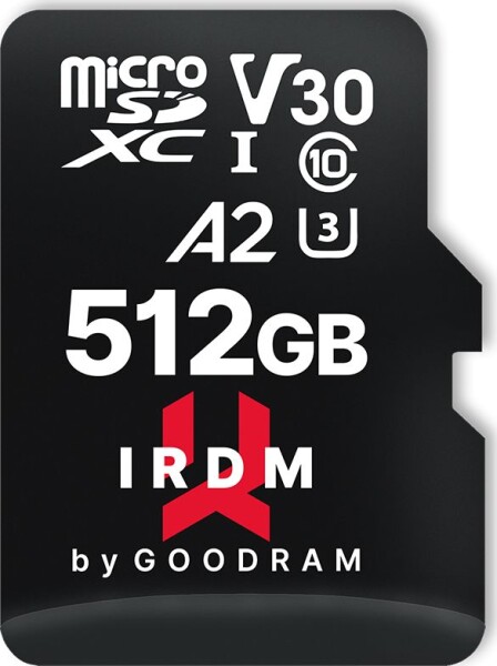 GoodRam IRDM M2AA MicroSDXC Class 10 A2 V30 (IR-M2AA-5120R12)