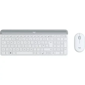 Logitech Slim Wireless Combo MK470 CZ+SK biela / bezdrôtová sada klávesnice a myši / CZ+SK verzia (920-009205_CZ)
