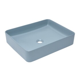 Umývadlo na dosku SAT Infinitio 50x40 cm tmavo modrá mat bez prepadu SATINF5040DBLM SATINF5040DBLM