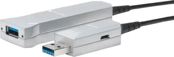 VivoLink USB 3.0 predlžovací kábel s optickým prenosom A - AM - F 10m čierna / 5Gbps USB 3.1 Gen 1 (PROUSB3AAF10)