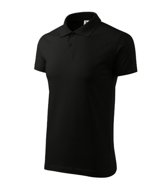 Single J. pánske polo tričko čierne 2XL