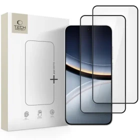 Tech-Protect Glass FIT+ čierna / Tvrdené sklo / XIAOMI POCO F7 5G / 2 ks