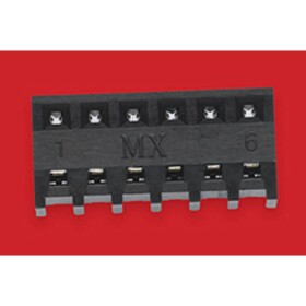 Molex vstavaná zásuvková lišta (štandardná) 448120016 1 ks Tube; 448120016