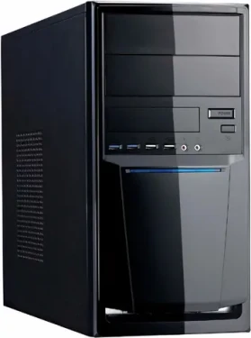 Linkworld 7271-23 čierna / Počítačová skriňa / Midi Tower / USB 3.0 / bez zdroja (7271-23)