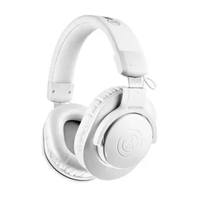 Audio-Technica ATH-M20XBTWH biela / slúchadlá s mikrofónom / USB-C / 3.5 mm jack / odnímateľný kábel 1.2 m (ATH-M20XBTWH)