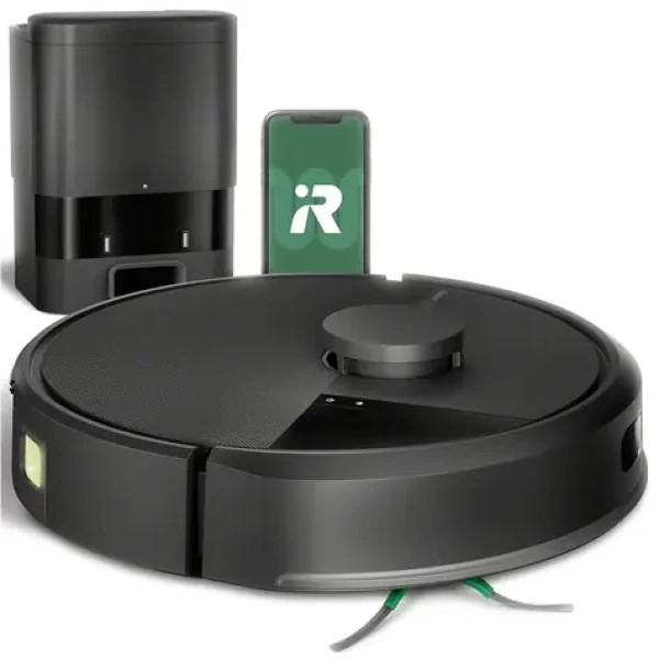 IRobot Roomba Combo 105 + AutoEmpty dock čierna / Robotický vysávač / WiFi / vysávanie mopovanie / 4460 mAh (5061042263186)