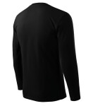 Tričko s dlhým rukávom unisex čierne M