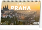 NOTIQUE Praha - Milujem Prahu 2027 / Stolný kalendár / 23,1 × 14,5 cm