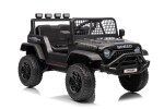 Mamido Mamido Elektrické autíčko Speed Offroad čierne | 4x45W | EVA kolesá | 12V 7Ah | EKO koža