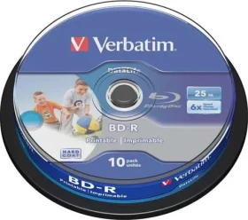 Verbatim BD- R 10 ks / Blu-ray disk / 25GB / 6x (43804)