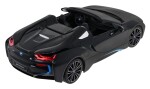 RASTAR Auto na diaľkové ovládanie R / C BMW I8 Roadster Rastar 1:12 čierne