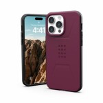 Púzdro UAG Civilian MagSafe Bordeaux iPhone 15 Pro Max