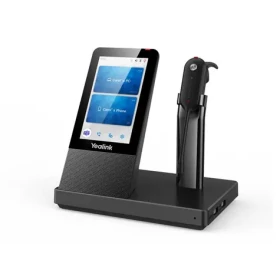 Yealink WH67 DECT / DECT základňa + mono náhlavná súprava / 4" dotyk. displej / Bluetooth Dongle BT50 (WH67UC)