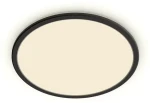 Philips Superslim CL550 18W čierna / Kúpeľňové prisadené LED svietidlo / 1500lm / 2700K / krokové stmievanie / IP44 (SKL000388918)