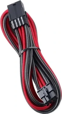 CableMod PRO ModMesh 8-Pin PCIe predlžovací kábel 45 cm - carbonamp;červená (CM-PCAB-8PCI-N45KCR-3PK-R)