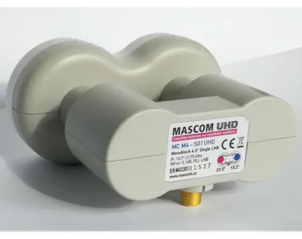 AB-COM Mascom Monoblock 4,3 Single / LNB konvertor / MC M4-S01/S02/S03 (LNB MNB MASC SING4,3)