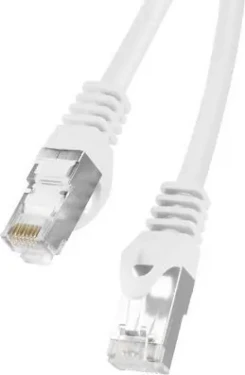 Lanberg FTP CAT6 2m biela / Patch kábel / RJ45-RJ45 (PCF6-10CC-0200-W)