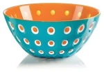 Guzzini LE MURRINE modrá, oranžová / Misa / Akrylát 3 Color Tech / 25 cm (279425145)