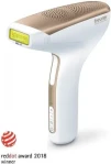 Beurer IPL 8500 Velvet Skin Pro / Aku IPL epilátor / 7.4V / 6 stupňov intenzity / UV filter / až 300.000 impulzov / biela (BEU-IPL8500)