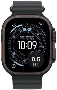 Apple Watch Ultra 3 49mm Black Titanium/Black Ocean Band