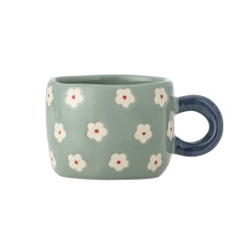 Bloomingville Hrnček na espresso Nini Flowers Blue 110 ml