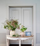 Strömshaga Keramický obal na kvetináč Brobacka Light Blue 4l