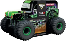 EUROGRAPHICS Puzzle Monster Jam Grave Dgger v plechovej krabičke