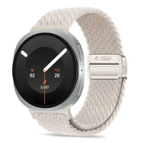Tech-Protect Nylonmag béžová / Remienok pre Samsung Galaxy Watch / 40/44/46 mm / Nylon, magnetické zapínanie