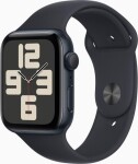 Apple Apple Watch SE (2023) GPS 44mm športový silikónový remienok temne atramentový M/L