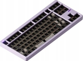 Nuphy - NuPhy Gem80 QMK/VIA Wireless Custom Mechanical Keyboard - Bezdrôtová Klawiatura Mechaniczna Airy Lilac Brak Brak keycapów