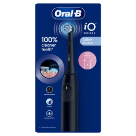 Oral-B iO2 Night Black / Elektrická zubná kefka / magnetická iO technológia / 3 režimy čistenia / senzor tlaku (iO2 Night Black)