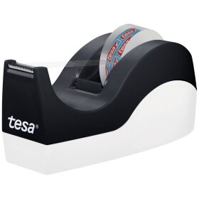 Tesa Easy Cut Orca + tesafilm kristall-klar 53915-00000-00 Desk tape dispenser čierna, biela (d x š) 33 m x 19 mm 1 sada; 53915-00000-00