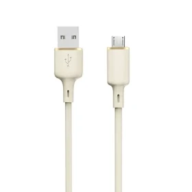 Dudao Dátový kábel L7SM / USB-A / micro USB 5A / 1m / béžová (156304)