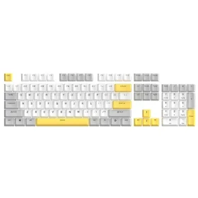 Marvo PBT Keycap set KP-04 (US) žltá / Layout : (US) / 104 kláves (KP-04 YL)