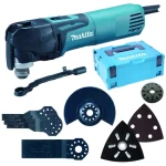 Makita Multifunkčný nástroj s príslušenstvom 320 W / Multifunkčný nástroj / 20000 kmitov/min / oscilácia 3,2 ° (TM3010CX5J)